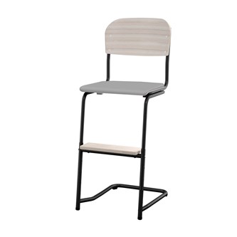 Stol Matte FSC BX sh 57/63 cm liten sits svart stativ