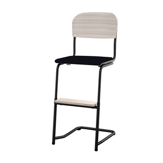 Stol Matte FSC BX sh 57/63 cm liten sits svart stativ