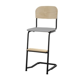 Stol Matte FSC BX sh 57/63 cm liten sits svart stativ