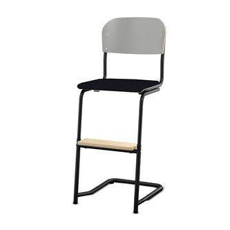 Stol Matte FSC BX sh 57/63 cm liten sits svart stativ