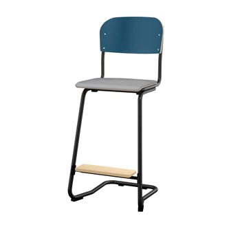 Stol Matte FSC BX sh 63 cm stor sits svart stativ