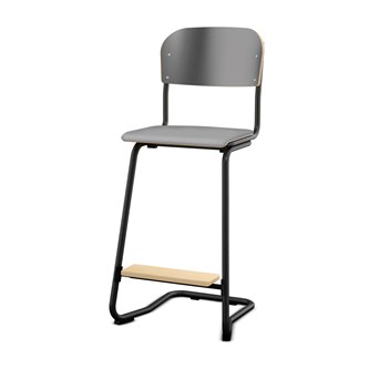 Stol Matte FSC BX sh 63 cm stor sits svart stativ