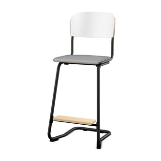 Stol Matte FSC BX sh 63 cm stor sits svart stativ