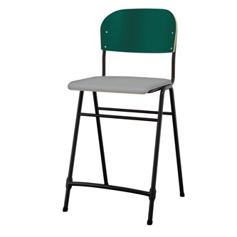 Stol Matte FSC BX sh 54 cm stor sits svart stativ