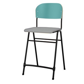 Stol Matte FSC BX sh 54 cm stor sits svart stativ