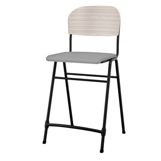 Stol Matte FSC BX sh 54 cm stor sits svart stativ