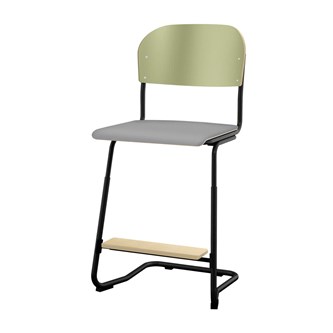 Stol Matte FSC BX sh 57/63 cm stor sits svart stativ