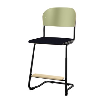 Stol Matte FSC BX sh 57/63 cm stor sits svart stativ