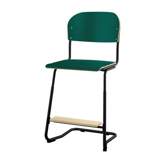 Stol Matte FSC BX sh 57/63 cm stor sits svart stativ