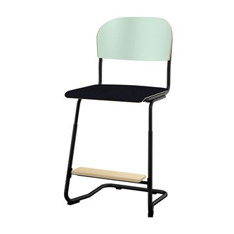 Stol Matte FSC BX sh 57/63 cm stor sits svart stativ