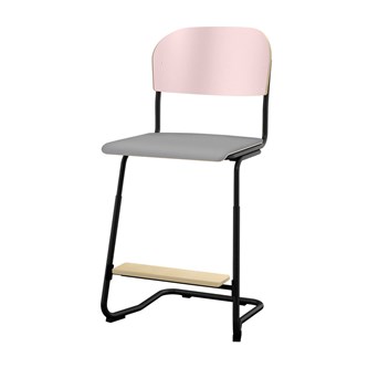 Stol Matte FSC BX sh 57/63 cm stor sits svart stativ