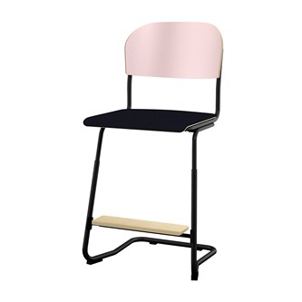Stol Matte FSC BX sh 57/63 cm stor sits svart stativ