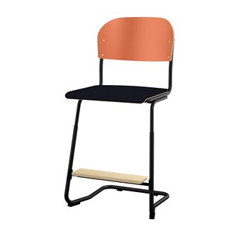 Stol Matte FSC BX sh 57/63 cm stor sits svart stativ