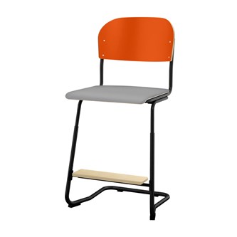 Stol Matte FSC BX sh 57/63 cm stor sits svart stativ