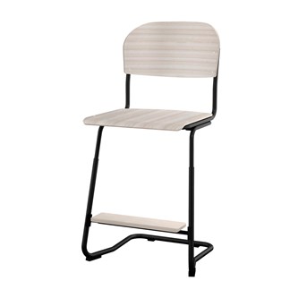 Stol Matte FSC BX sh 57/63 cm stor sits svart stativ