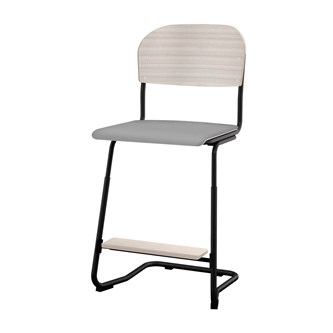 Stol Matte FSC BX sh 57/63 cm stor sits svart stativ