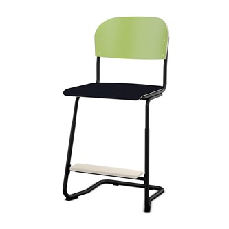 Stol Matte FSC BX sh 57/63 cm stor sits svart stativ