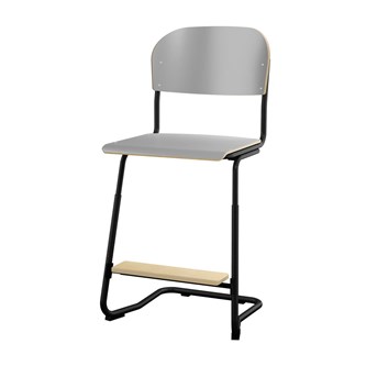 Stol Matte FSC BX sh 57/63 cm stor sits svart stativ