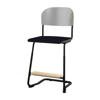 Stol Matte FSC BX sh 57/63 cm stor sits svart stativ