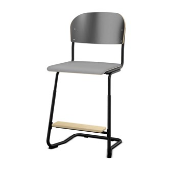 Stol Matte FSC BX sh 57/63 cm stor sits svart stativ