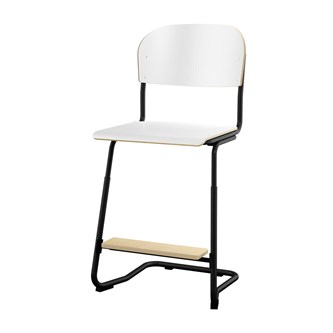Stol Matte FSC BX sh 57/63 cm stor sits svart stativ