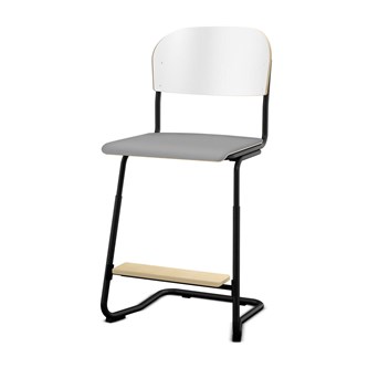 Stol Matte FSC BX sh 57/63 cm stor sits svart stativ