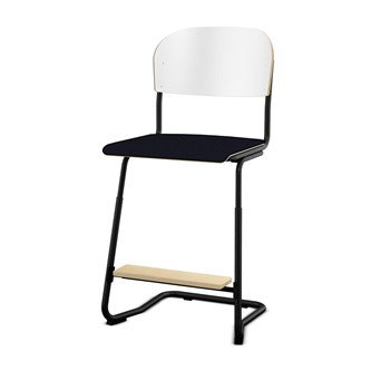 Stol Matte FSC BX sh 57/63 cm stor sits svart stativ