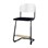 Stol Matte FSC BX sh 57/63 cm stor sits svart stativ