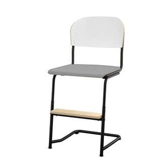 Stol Matte FSC BX sh 45/63 stor sits svart stativ