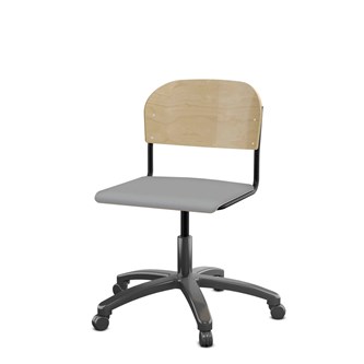 Stol Matte FSC BX gas stor sits svart stativ