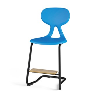 Stol Poly BX C large sh 50 cm inkl fotstöd svart stativ