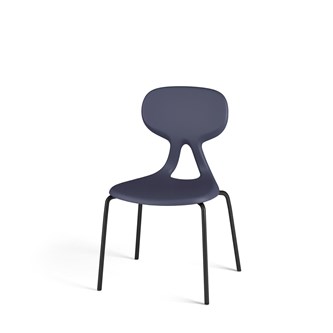 Stol Poly BX 4 medium sh 33 cm svart stativ