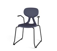 Stol Poly BX medstativ armstöd large sh 45 cm svart stativ