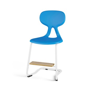 Stol Poly BX C large sh 45 cm inkl fotstöd vitt stativ