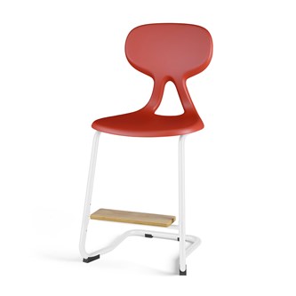 Stol Poly BX C large sh 50 cm inkl fotstöd vitt stativ