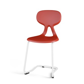 Stol Poly BX C large sh 45 cm vitt stativ