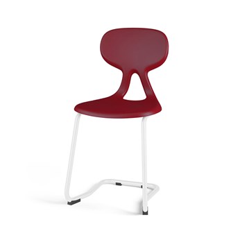 Stol Poly BX C large sh 45 cm vitt stativ