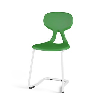 Stol Poly BX C large sh 45 cm vitt stativ