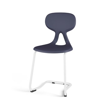 Stol Poly BX C large sh 45 cm vitt stativ