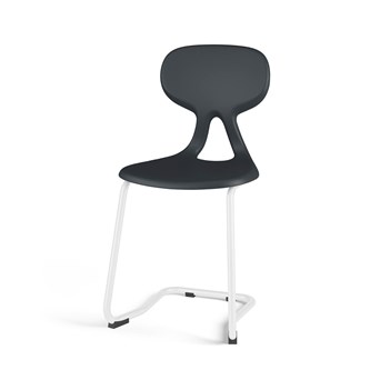 Stol Poly BX C large sh 45 cm vitt stativ