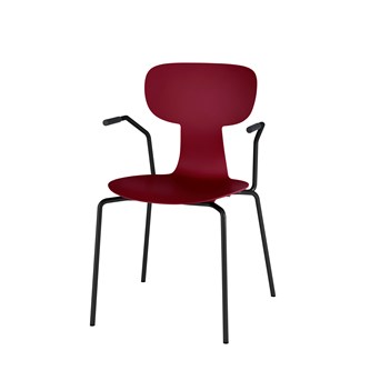 Stol Take BX 4 med armstöd large sh 45 cm svart stativ