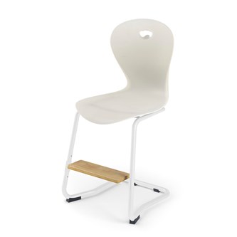 Stol Karoline BX C medium sh 45 cm inkl fotstöd vitt stativ