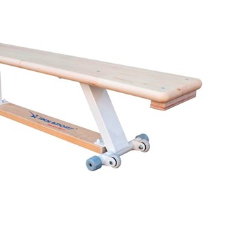 Gymnastikbänk med hjul 4 m