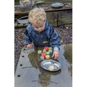 Lekmat av sten, Grillspett