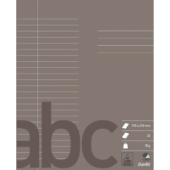 Skrivhäfte, linjerat 17x21 20-pack