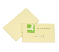 Notisblock 127x76 mm gul, 12 block