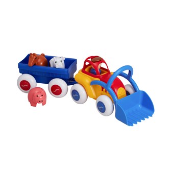 Traktor med bondgårdsdjur