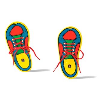 Snöra och knyta skorna