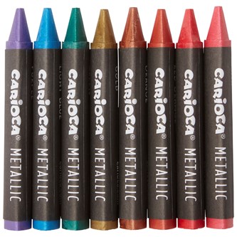 Vaxkritor metallic 8-pack