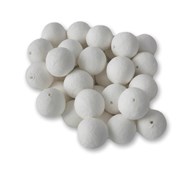 Vaddkulor vita 4 cm, 25-pack